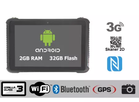 Wzmocniony wodoszczelny tablet przemysłowy Emdoor I16H Android 5.1 NFC 2D