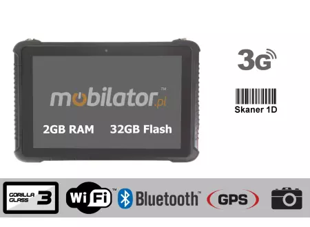 Wzmocniony wodoszczelny tablet przemysłowy Emdoor I16H 1D