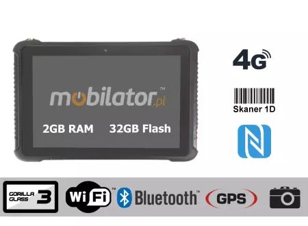 Rugged waterproof industrial tablet Emdoor I16H NFC 1D 4G