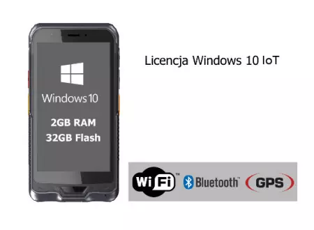  Rugged waterproof industrial data collector Emdoor I62H - Win 10 IoT Enterprise License