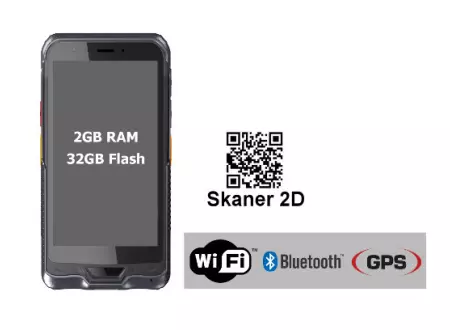  Rugged waterproof industrial data collector Emdoor I62H 2D Scanner