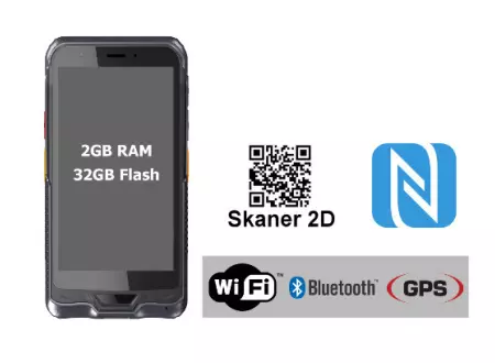  Rugged waterproof industrial data collector Emdoor I62H 2D Scanner + NFC