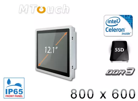 Operator Panel Industrial MobiBOX Fanless IP65 J1900 800x600 12 v.1