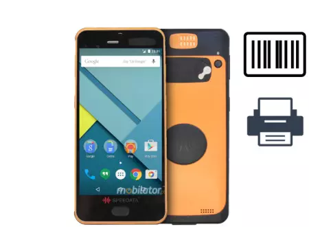 Rugged waterproof industrial data collector Speedata KT55 + 2D Scanner + Printer