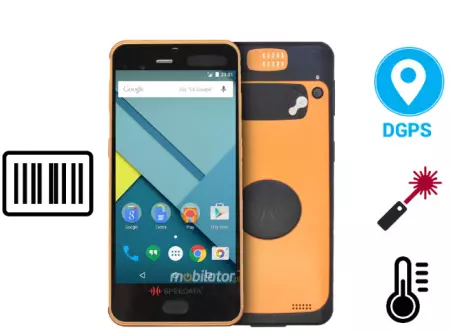 Rugged waterproof industrial data collector Speedata KT55 + 2D Scanner + DGPS + Laser distance reader + temperature sensor