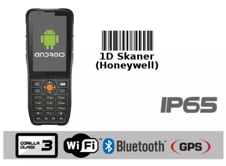 Rugged Waterproof Industrial Data Collector MobiPad MP-HTK38n v.1