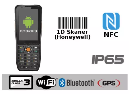 Rugged Waterproof Industrial Data Collector MobiPad MP-HTK38n v.2