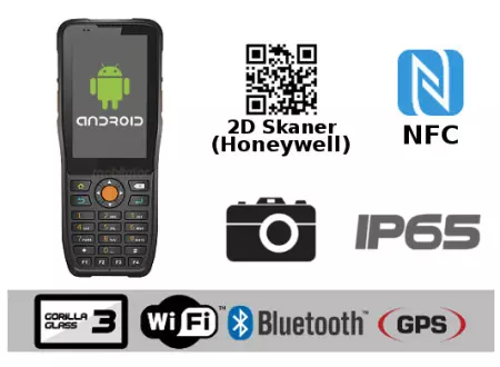 Rugged Waterproof Industrial Data Collector MobiPad MP-HTK38n v.9