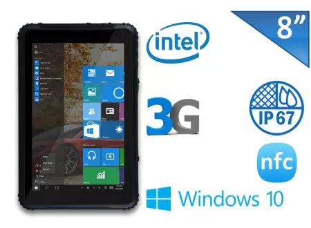 Odporny na UPADKI tablet przemysłowy Emdoor I88H Standard + NFC