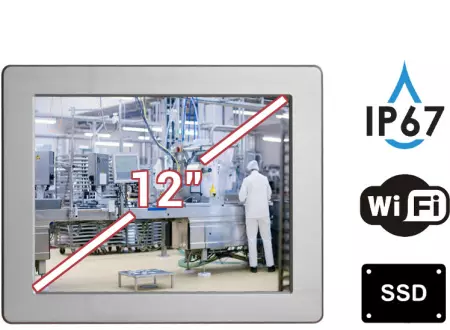 Dotykowy komputer panelowy do sterowania procesami