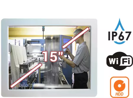 Wodoodporny panel sterujący z ekranem