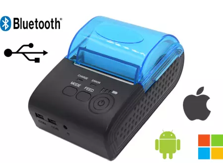 Przenośna drukarka etykiet bluetooth