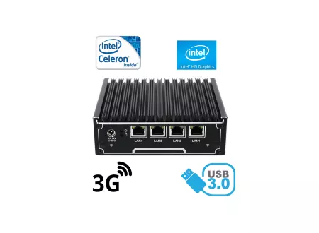 Wzmocniony mini Komputer Przemysłowy Fanless MiniPC IBOX-NM21 v.5