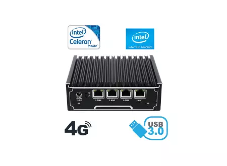 Wzmocniony mini Komputer Przemysłowy Fanless MiniPC IBOX-NM21 v.6