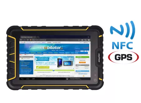 Wzmocniony wodoodporny Tablet przemysłowy Senter ST907W-GW v.1