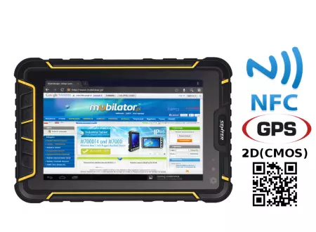 Wzmocniony wodoodporny Tablet przemysłowy Senter ST907W-GW + 2D Honeywell N3680 v.4