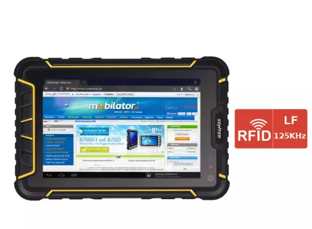 Pyłoszczelny Tablet przemysłowy - Senter ST907V4 -  RFID LF 125KHZ v.8