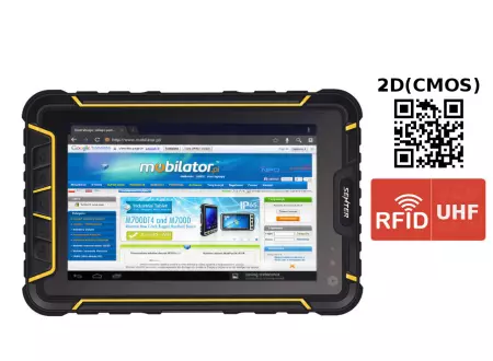 Wzmocniony Tablet przemysłowy - Senter ST907V4 - 2D NLS-EM3096 + UHF RFID (865MHZ-868MHZ: 2.8 to 4m) v.19
