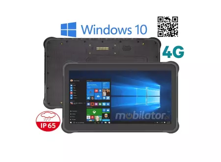 Wojskowy wytrzymały tablet odporny na upadki  z normą wodoszczelności z  czytnikiem kodów 2D WINDOWS 10 MobiPad TSS1011