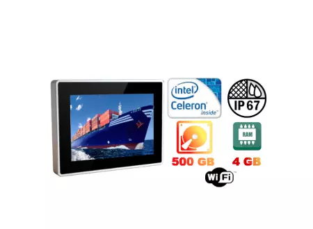 Dotykowy panel przemysłowy z solidną obudową