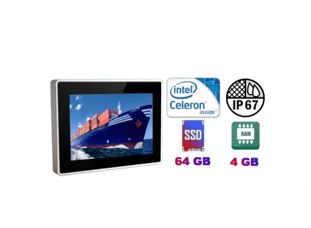 Touch screen computer (IP67 standard for the ENTIRE enclosure) - QBOX 12 (3855U) v.2