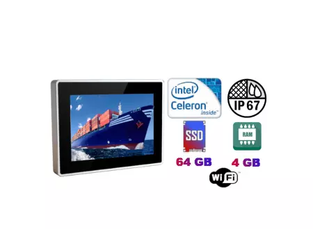 Touch screen computer (IP67 standard for the ENTIRE enclosure) - QBOX 12 (3855U) v.3