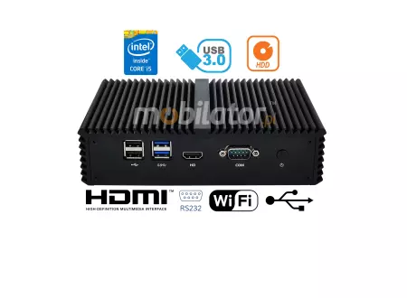 Pasywnie chłodzony komputer do przemysłu