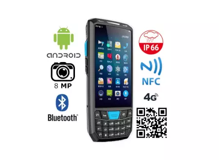Wzmocniony Terminal Mobilny MobiPad A8T0 z czytnikiem kodów 2D EM3090 + NFC v.4.1