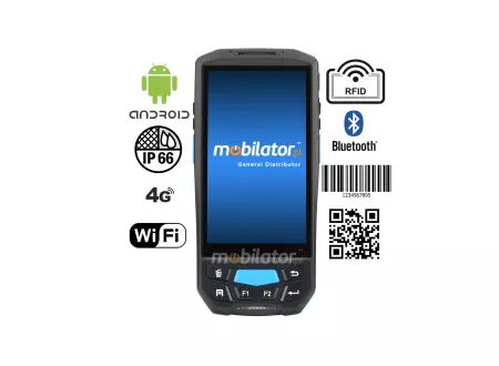 MobiPad U90 v.7.1 - Odporny na upadki Przemysłowy kolektor danych ze skanerem kodów kreskowych 2D Newland EM-3096 (RFID HF / LF / UHF + NFC)