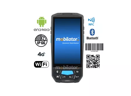 MobiPad U90 v.6.1 - Odporny na upadki Przemysłowy kolektor danych ze skanerem kodów kreskowych 2D Newland EM-3090