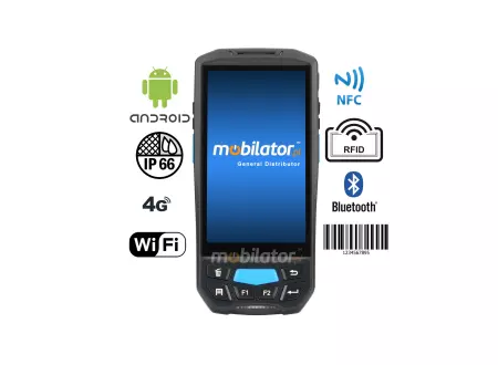 MobiPad U90 v.5.2 - Odporny na upadki Terminal Mobilny ze skanerem kodów kreskowych 1D Honeywell N4313 (RFID HF / LF / UHF + NFC)