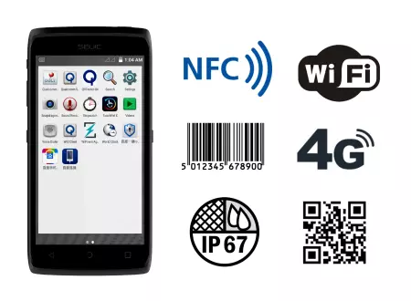 Przemysłowy Mobilny terminal  danych MobiPad Cruiser 2D Android 7.1 v.1.1 - 2 lata gwaranacji