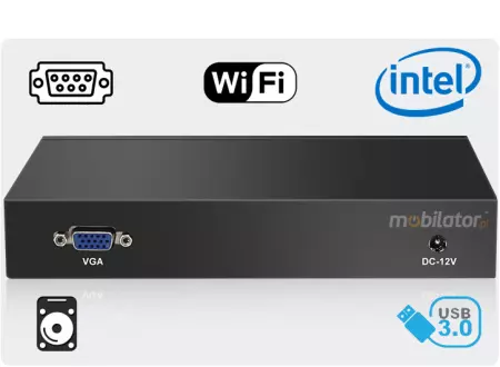 Computer Industry Fanless MiniPC  MiniPC yBOX - X33 (6 LAN) - 1037U v.3