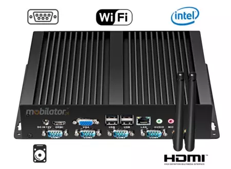 Computer Industry Fanless MiniPC  yBOX - X26G (4COM) - 1037U v.5