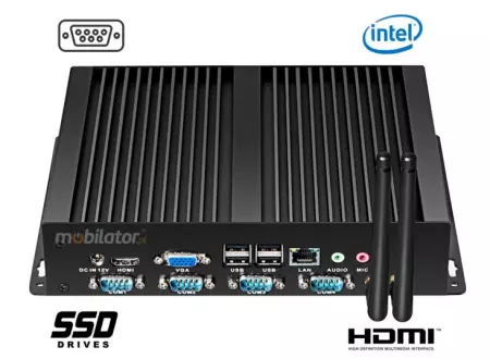 Computer Industry Fanless MiniPC  yBOX - X26G (4COM) - J1900 v.1