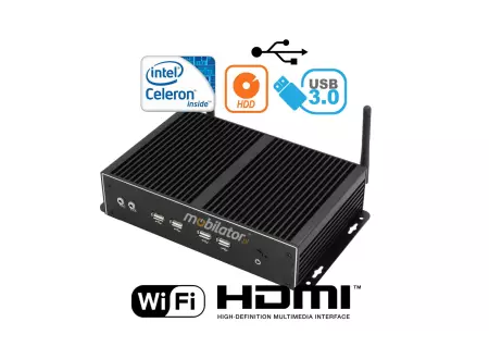 Mini komputer przemysłowy z pasywnym chłodzeniem MiniPC yBOX X26A (6COM+2LAN)-2955U v.3