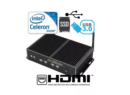 Mini komputer przemysłowy z pasywnym chłodzeniem MiniPC yBOX X26A (6COM+2LAN)-2955U v.1
