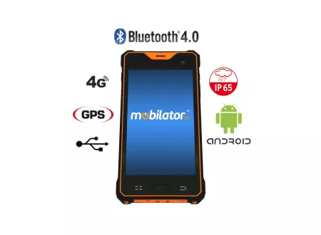 Pancerny tablet Terminal mobilny Odporny na pył i wodę Wytrzymały energooszczędny  z normą IP65, systemem Android 8.1 i czytnikiem radiowym HF RFID/NFC  Senter S917V20