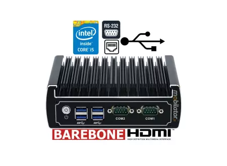 Wydajny mini komputer przemysłowy z procesorem Intel Core i5 - IBOX-501 N15 i5-6200U Barebone