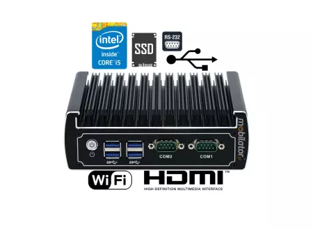 Wydajny mini komputer przemysłowy z procesorem Intel Core i5 - IBOX-501 N15 i5-6200U v.3