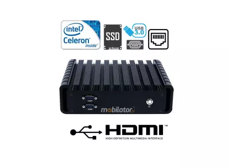 Przemysłowy odporny mały komputer IBOX-603 3855U v.1