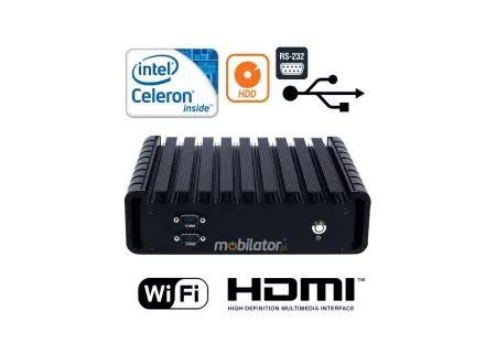 Przemysłowy odporny mały komputer IBOX-603 3855U v.2