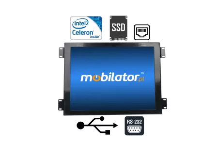 Odporny przemysłowy panel PC z aktywnym chłodzeniem IBOX ITPC A-150 J1900 v.1