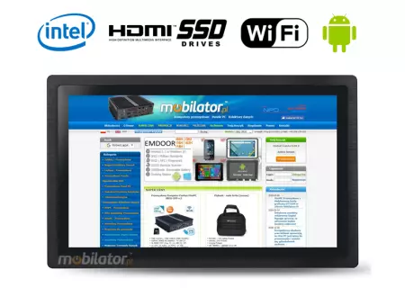 MobiTouch 8LA - wytrzymały Panel PC z wyświetlaczem 8 cali - na systemie Android i z normą IP65 na panel przedni