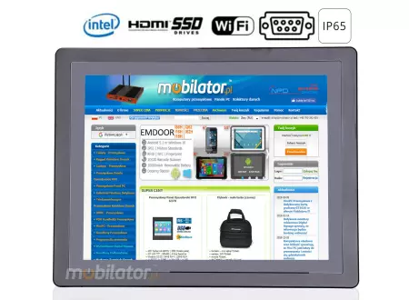 Dotykowy panel PC z obudową stalową