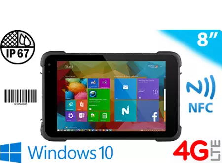 Dust-proof industrial tablet Emdoor I86HH - Windows 10 Home