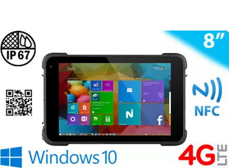 Wytrzymały tablet dla chłodni odporny na temperatury mniejsze od zera Wstrząsoodporny  Funkcjonalny wodoodporny ze skanerem kodów 2D oraz technologią NFC  Emdoor I86HH