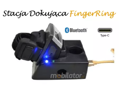FingerRing Ładowarka + Bluetooth adapter dla czytników FingerRing 1D/2D