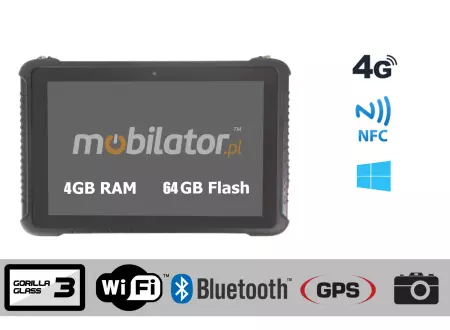 Rugged waterproof industrial tablet Emdoor I16HH