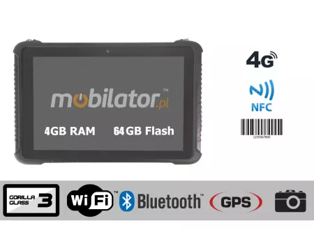 Rugged waterproof industrial tablet Emdoor I16HH